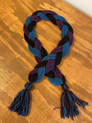 Pattern - Braided Scarf in Knit